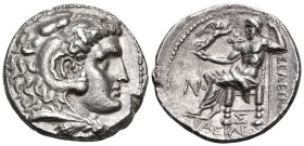 SELEUKID KINGS. Seleukos I Nikator, 312-281 BC. Tetradrachm (Silver, 27 mm, 16.64 g, 10 h), Struck in the name of Seleukos I Nikator and the types of ...