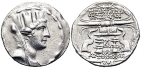SYRIA, Seleukis and Pieria. Seleukeia Pieria. Autonomous issues, 105/4-83/82 BC. Tetradrachm (Silver, 29.5 mm, 14.76 g, 12 h), CY BI (12) = 98/7 BC. T...