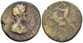PONTUS. Sebastopolis-Herakleopolis. Septimius Severus, 193-211. (Bronze, 28 mm, 11.74 g, 5 h), Dated civic year HC (208) = 205/6. [ΑΥ ΚΑΙ Λ CΕ]ΠΤΙ CΕΟ...
