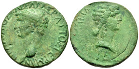 PONTUS AND BITHYNIA. Uncertain mint. Claudius, 41-54. (Bronze, 25.5 mm, 8.31 g, 1 h). ΤΙ ΚΛΑΥΔΙΟΣ ΚΑΙΣΑΡ ΣΕΒΑΣΤΟΣ ΓΕΡΜΑN Bare head of Claudius to left...