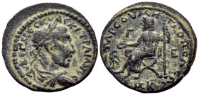 CILICIA. Tarsos. Trajan Decius, 249-251. (Bronze, 22 mm, 5.34 g, 11 h). ΑΥ ΚΕ Γ ΜΕϹ ΚΥ ΔΕΚΙ ΤΡΑΙΑΝΟC Laureate, draped and cuirassed bust of Trajan Dec...