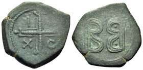 Anonymous issues of Nicaea, circa 1227-1261. Tetarteron (Bronze, 21 mm, 3.57 g, 3 h), Magnesia(?). I-C/X-C within angles of pelleted cross. Rev. Pelle...