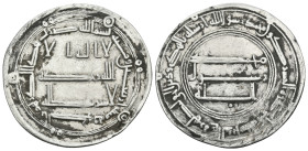 ISLAMIC, 'Abbasid Caliphate. time of Al-Mansur, AH 136-158 / AD 754-775. Dirham (Silver, 26 mm, 2.85 g, 9 h), Al-Kufa (Iraq), AH 140 = AD 757/58. In t...