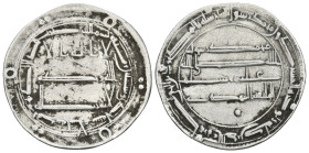 ISLAMIC, 'Abbasid Caliphate. temp. Al-Mahdi, AH 158-169 / AD 775-785. Dirham (Silver, 24 mm, 2.91 g, 12 h), Madinat al-Salam (Baghdad, Iraq), AH 161 =...