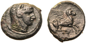Sicily, Kephaloidion, Æ Drachm