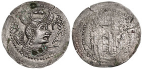 Hunnic Tribes, Hephthalites, Anonymous AR Drachm