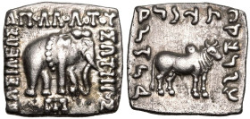 Indo-Greek Kingdom, Apollodotos I 'Soter' AR Drachm