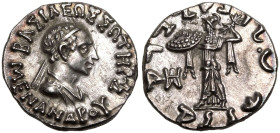 Indo-Greek Kingdom, Menander I 'Soter' AR Drachm