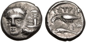 Moesia, Istros, AR Trihemiobol