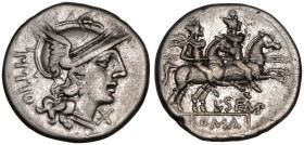 L. Sempronius Pitio AR Denarius