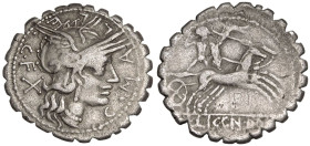 C. Malleolus C. f. AR Serrate Denarius