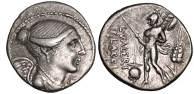 L. Valerius Flaccus AR Denarius