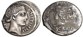 L. Scribonius Libo AR Denarius