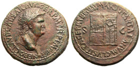 Nero Æ Sestertius