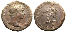 Trajan Æ Sestertius