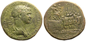 Trajan Æ Sestertius