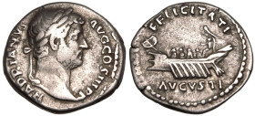 Hadrian AR Denarius