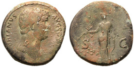 Hadrian Æ Sestertius
