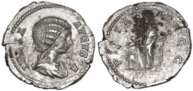Julia Domna (wife of Septimius Severus) AR/Æ Fourrée Denarius