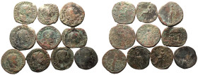 Various Emperors Æ 10 x Sestertii