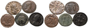 Various Emperors BI/Æ 5 x BI/Æ Denominations