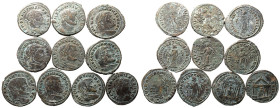 Various Emperors Æ 10 x Nummi