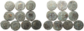 Various Emperors Æ 10 x Nummi