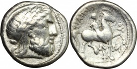 Celtic, Eastern Europe. AR Tetradrachm, imitating Philip II of Macedon, 3rd century BC