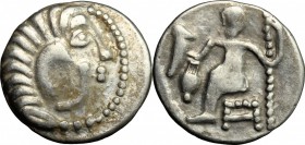Celtic, Eastern Europe. AR Drachm imitating Alexander III or Philip III of Macedon, late 2nd-1st century BC