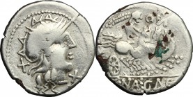 Celtic, Eastern Europe. Fourréé Denarius, imitating Roman Republic, c. 1st century BC