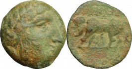 Central and Southern Campania, Irnthii. AE 17 mm. c. 250-225 BC