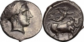 Central and Southern Campania, Neapolis. AR Didrachm, c. 420-400 BC