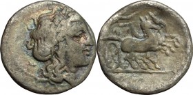 Central and Southern Campania, Neapolis. AR Triobol, c. 300-275 BC