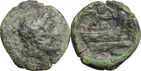 Southern Apulia, Barium. AE Sextans, c. 180-160 BC