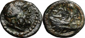 Southern Apulia, Barium. AE Semuncia, c. 180-160 BC