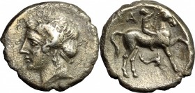 Southern Apulia, \Campano-Tarentine\". AR Didrachm, c. 281-228 BC"