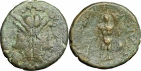 Southern Apulia, Uxentum. AE 22.5 mm. (As), c. 125-90 BC