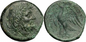 Bruttium, Brettii. AE Unit, c. 214-211 BC