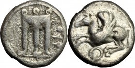 Bruttium, Kroton. AR Triobol, c. 525-425 BC