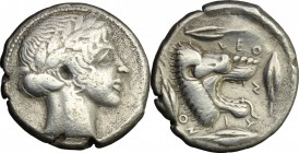 Leontini. AR Tetradrachm, 460-450 BC