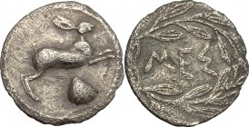 Messana. AR Litra, c. 420-413 BC
