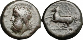 Syracuse. AE Dilitron, c. 339-334 BC