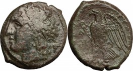 Syracuse.  Hiketas (287-278 BC).. AE 25 mm