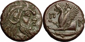 Cimmerian Bosporos, Pantikapaion. AE 20 mm., c. 310-304 BC