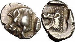 Mysia, Kyzikos. AR Obol, c. 450-400 BC