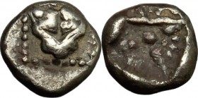 Ionia, Miletos. AR 1/32nd Stater, c. 550-525 BC