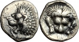 Caria, Mylasa. AR Hemiobol, c. 420-390 BC