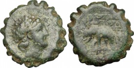 Seleucid Kingdom.  Antiochos VI Dionysos (144-142 BC).. AE 22mm, Antioch  mint, 144-142 BC