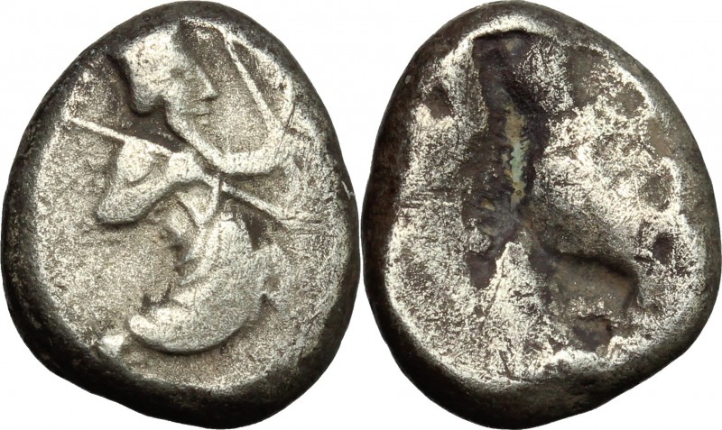 Greek Asia. Persia, Achaemenid Empire. Darios to Xerxes II. AR Siglos, c. 485-42...