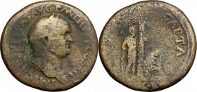 Roman Empire..  Vespasian (69-79) . AE Sestertius, Rome mint, 71 AD